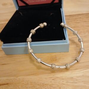 Chelsea Charles Count Me Healthy Galaxy Bracelet  Silvertone Counting Beads